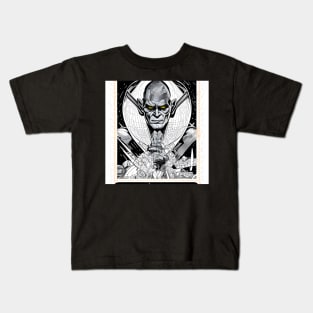 a man with two swords Kids T-Shirt